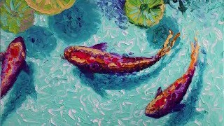 How To Finger Paint with Iris Scott  Violet Koi [upl. by Scheers]