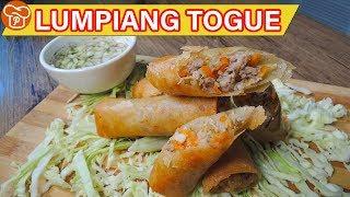 How to Cook Lumpiang Togue  MustTry  Pinoy Easy Recipes [upl. by Oirasan]