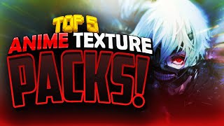 Top 5 Best Anime Minecraft PVP Texture Packs  Tokyo Ghoul Bundle Showcase 17189 [upl. by Cleland]