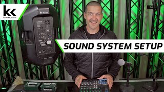 How To Setup A Sound System [upl. by Ilojna]