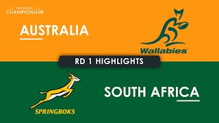 HIGHLIGHTS  AUSTRALIA v SOUTH AFRICA  The Rugby Championship 2024 [upl. by Fabrice]