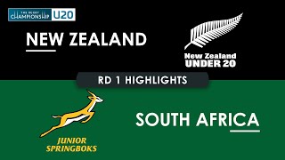 HIGHLIGHTS  NEW ZEALAND v SOUTH AFRICA  The Rugby Championship U20 2024  Round 1 [upl. by Nahama596]