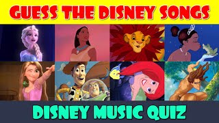 Guess the 40 Disney Songs Music Quiz [upl. by Harday]