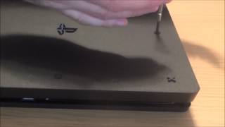 How to Manually Eject a DISC Stuck in your PS4 Slim  PlayStation 4 STUCK DISC FAULT [upl. by Yemerej]