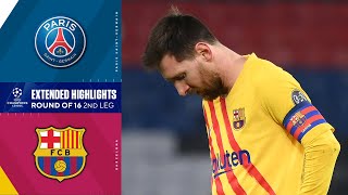 Paris SaintGermain vs Barcelona Extended Highlights  UCL on CBS Sports [upl. by Aihsik]