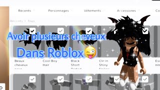 Comment avoir plusieurs cheveux dans Roblox [upl. by Casia]