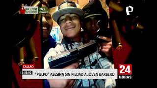 Callao “El pulpo” peligroso sicario de 19 años asesinó a barbero a balazos [upl. by Notserk]