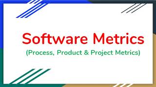 Software Engineering  Software Metrics  Process Product and Project Metrics [upl. by Dunaville]