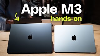 Handson with Apple’s new M3 MacBook Pro and iMac [upl. by Trubow]