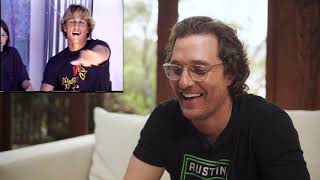 REACTING TO MY DAZED AND CONFUSED AUDITION  Matthew Mcconaughey [upl. by Nivert]