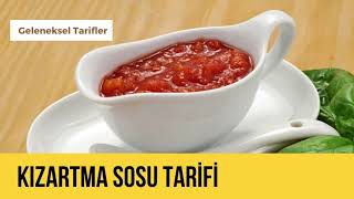 KIZARTMA SOSU TARİFİ  SARIMSAKLI DOMATES SOSU NASIL YAPILIR [upl. by Lleval]