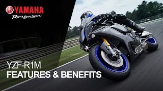 Yamaha YZFR1M Features amp Benefits [upl. by Alodee]