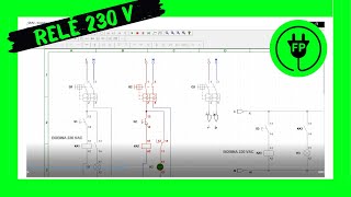 Instalar y conectar RELÉ RELAY o RELEVADOR  Esquemas eléctricos con CADeSIMU [upl. by Amadus]