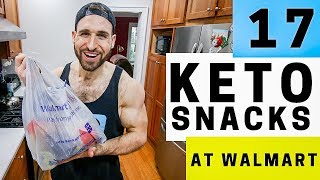 17 Keto Snacks At WalMart  Best Low Carb Keto Snack Ideas For Work School amp Travel At WalMart [upl. by Cyrille]