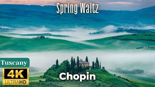 Spring Waltz Mariage dAmour Chopin  Tuscany 4K [upl. by Youlton532]