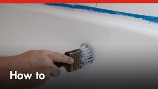 How To Paint A Bath Tub  DIY At Bunnings [upl. by Tolkan]