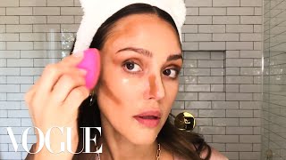 Jessica Alba’s Guide to a Daytime Smoky Eye  Beauty Secrets  Vogue [upl. by Tawnya353]