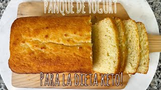 PANQUE KETO  PANQUE DE YOGURT KETO  DIETA KETO [upl. by Gow]